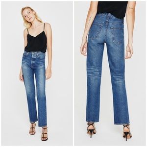 AG Adriano Goldschmied Alexxis High Rise Vintage Straight Jeans